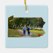 Pennsylvania Staat Foto Keramikornament (Vorderseite)