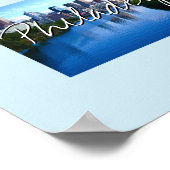 Pennsylvania Staat Foto Poster (Ecke)