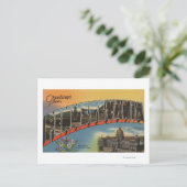 Pennsylvania (Staat Hauptstadt/Blume) Postkarte (Stehend Vorderseite)