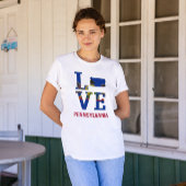 Pennsylvania Staat Liebe USA T-Shirt