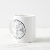 Pennsylvania Staat Quarter Kaffeetasse (Vorderseite Links)
