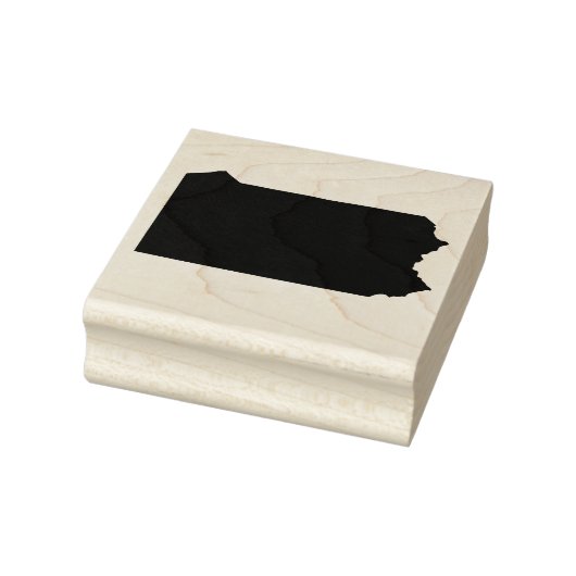 Pennsylvania Staat Solid Rubber Art Briefmarke Gummistempel (Stempel)