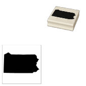 Pennsylvania Staat Solid Rubber Art Briefmarke Gummistempel (Stempel)