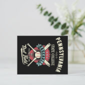 Pennsylvania Staat Uni Baseball Postkarte (Stehend Vorderseite)