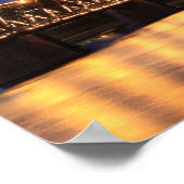 Pennsylvania Staat Walnut Street Bridge Poster (Ecke)