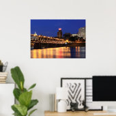 Pennsylvania Staat Walnut Street Bridge Poster (Heimbüro)