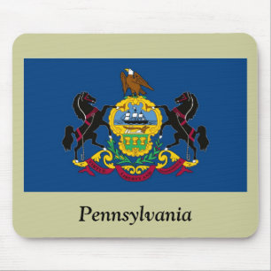 Pennsylvania-Staats-Flagge Mousepad