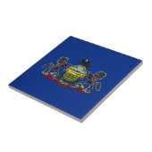 Pennsylvania Staatsflagge Fliese (Seite)