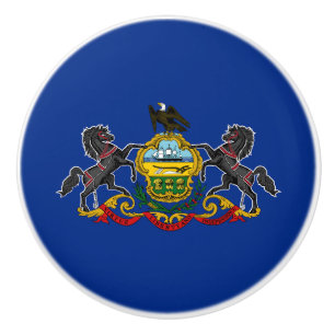 Pennsylvania Staatsflagge Keramikknauf