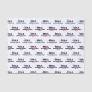Pennsylvania Staatsstolz Tissue Paper Seidenpapier