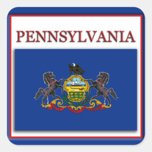 Pennsylvania State Flag Design Aufkleber