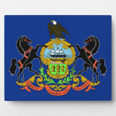 Pennsylvania State Flag Plaque Fotoplatte (Vorderseite)