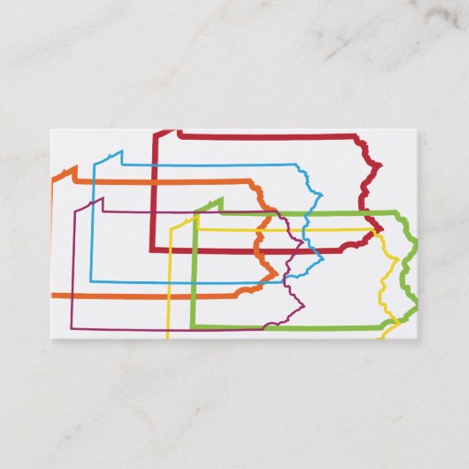 Pennsylvania Stolz Visitenkarte (Vorderseite)