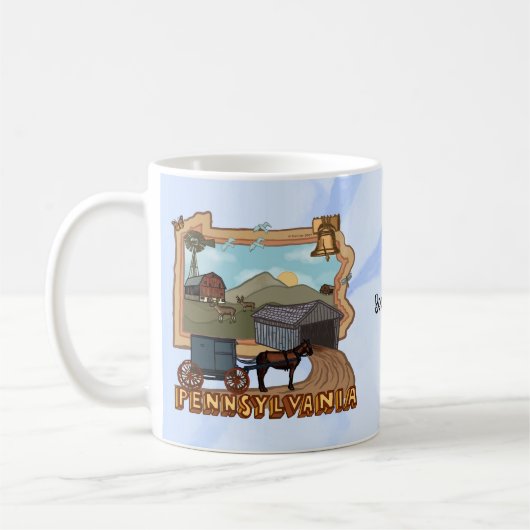 Pennsylvania-Tasse Kaffeetasse (Links)