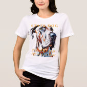 Pennsylvania Territory Dog The Great Dane Tri-Blend Shirt (Vorderseite)