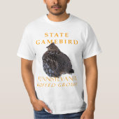 Pennsylvania Territory Game Bird Ruffed Grouse T-Shirt (Vorderseite)