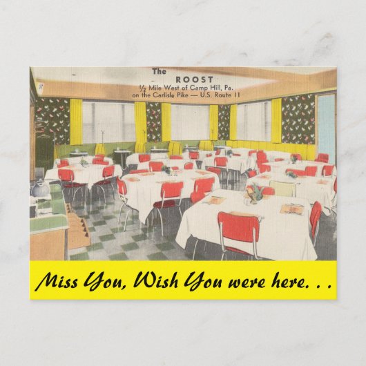 Pennsylvania, The Roost, Camp Hill Postkarte (Vorderseite)
