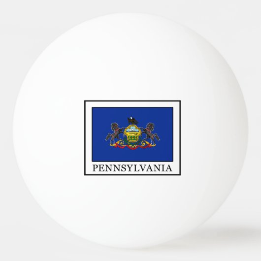 Pennsylvania Tischtennisball (Vorderseite)
