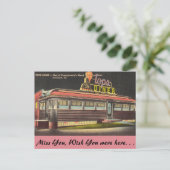 Pennsylvania, Tops Diner Postkarte (Stehend Vorderseite)
