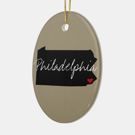 Pennsylvania Town Keramik Ornament (Links)