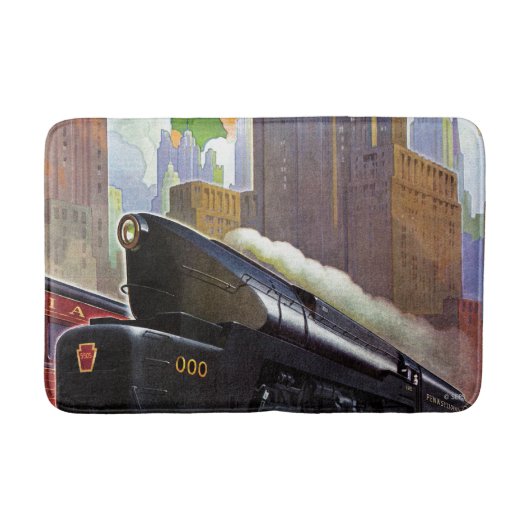 Pennsylvania Train von unbekannt Badematte (Vorderseite)