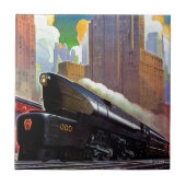 Pennsylvania Train von unbekannt Fliese (Vorderseite)