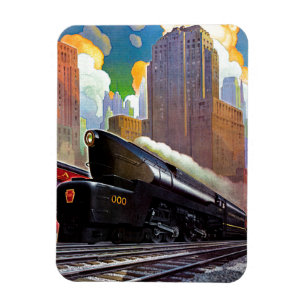 Pennsylvania Train von unbekannt Magnet
