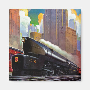 Pennsylvania Train von unbekannt Magnet