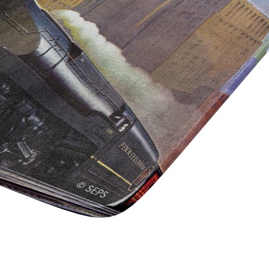 Pennsylvania Train von unbekannt Schneidebrett (Ecke)