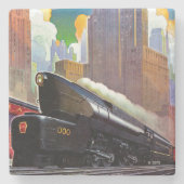 Pennsylvania Train von unbekannt Steinuntersetzer (Vorderseite)