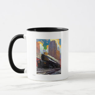 Pennsylvania Train von unbekannt Tasse