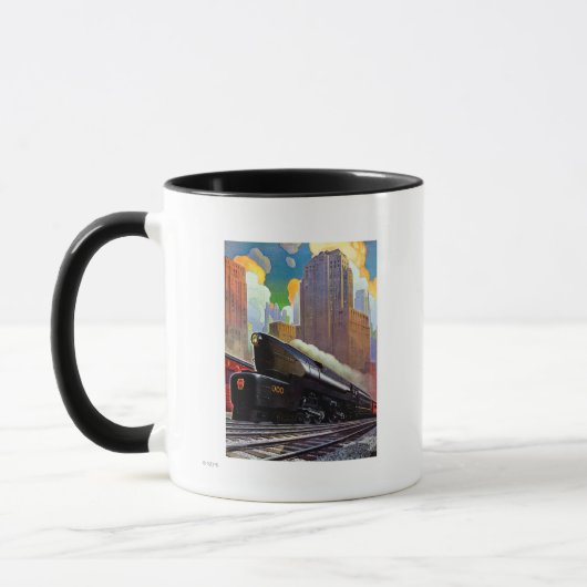 Pennsylvania Train von unbekannt Tasse (Links)