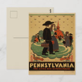 Pennsylvania Travel Postcard Postkarte (Vorne/Hinten)