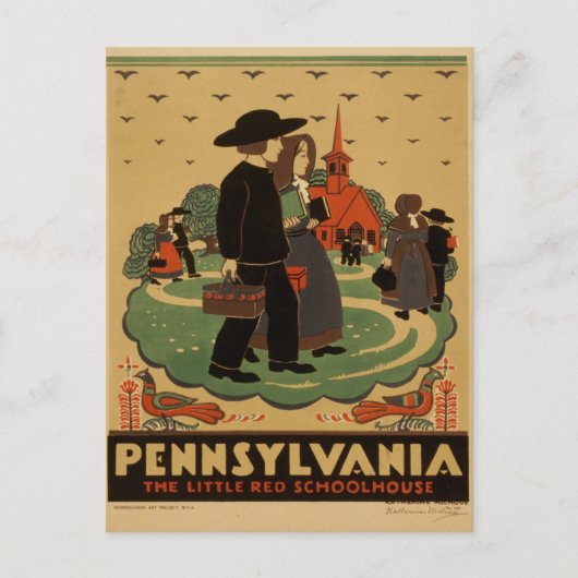Pennsylvania Travel Postcard Postkarte (Vorderseite)