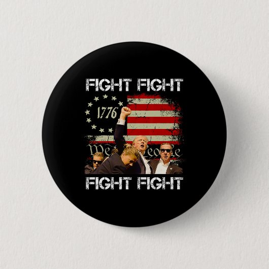 Pennsylvania Trump 2024 Kampf! Button (Vorderseite)