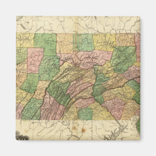 Pennsylvania und New Jersey 2 Magnet