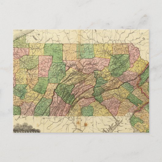 Pennsylvania und New Jersey 2 Postkarte (Vorderseite)