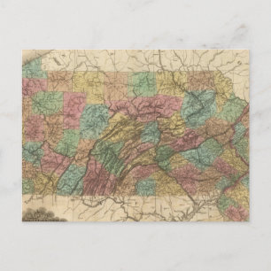 Pennsylvania und New Jersey Postkarte