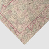 Pennsylvania und New-Jersey Seidenpapier (Ausschnitt)