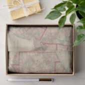 Pennsylvania und New-Jersey Seidenpapier (Geschenk)