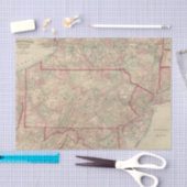 Pennsylvania und New-Jersey Seidenpapier (Handwerk)