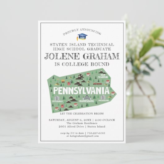Pennsylvania | Uni Bound Graduation Party (Stehend Vorderseite)