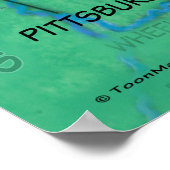 Pennsylvania USA Poster (Ecke)