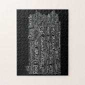 Pennsylvania USA Slang Word Art Map Puzzle (Vertikal)