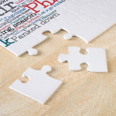 Pennsylvania USA Slang Word Karte Puzzle (Seite)