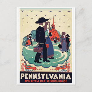 Pennsylvania Vintage-Reisepostkarte USA Postkarte
