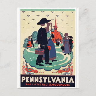 Pennsylvania vintage travel postcard USA Postkarte