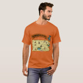 Pennsylvania - Vintager Tourismus T-Shirt (Vorne ganz)