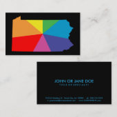 Pennsylvania Visitenkarte (Vorne/Hinten)