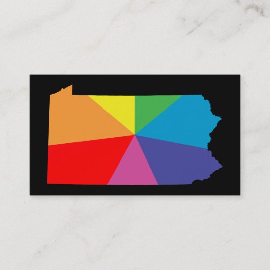 Pennsylvania Visitenkarte (Vorderseite)